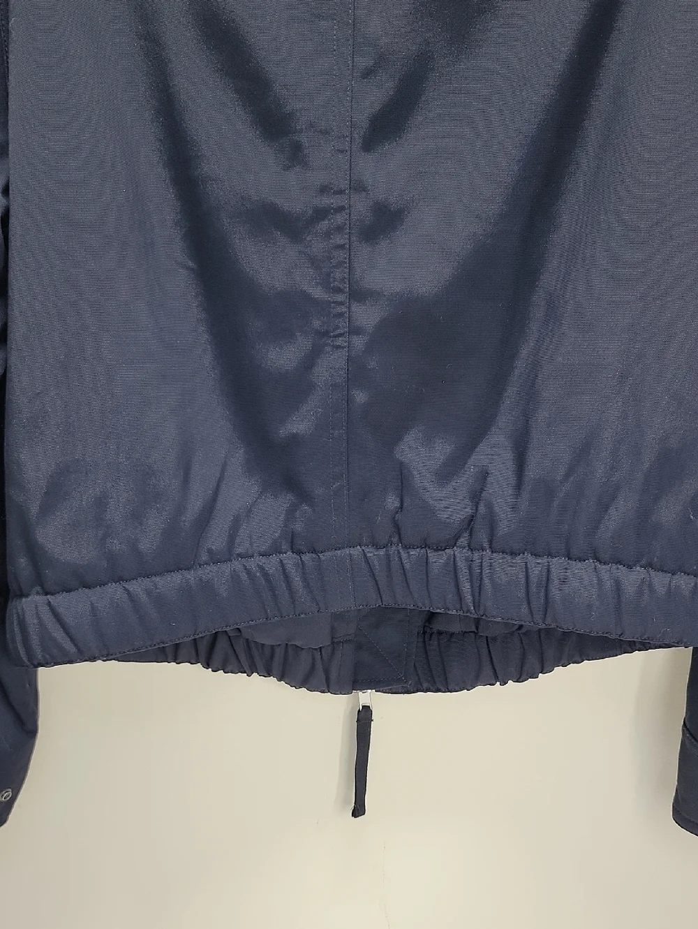 VINCE Women's Cropped Dark NAVY Bomber Jacket Size Large